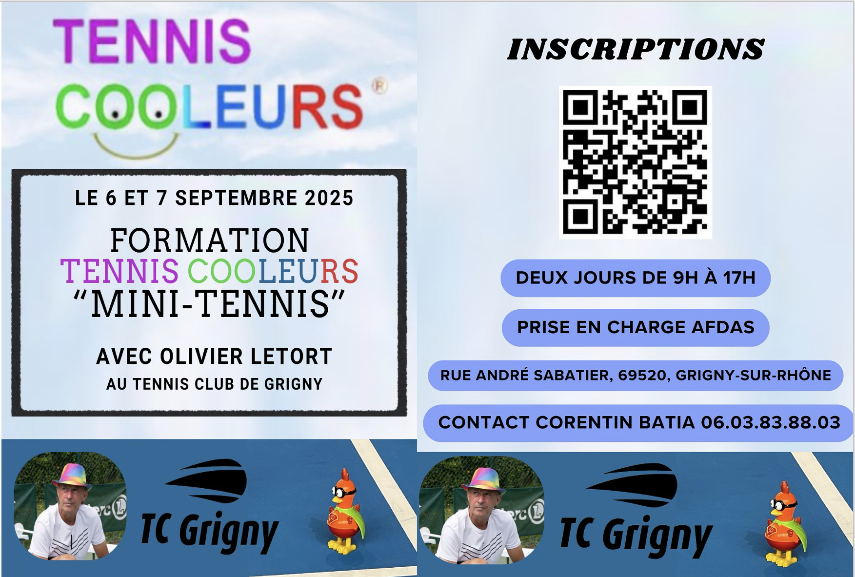 Image de l'actualité Formation TENNIS COOLEURS - Mini Tennis